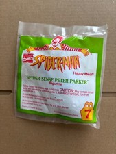Vintage McDonalds Happy Meal Spider Sense Peter Parker f994 NIP sealed