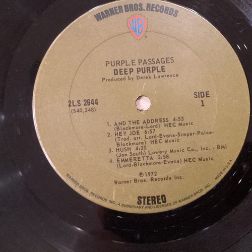 Deep Purple Purple Passages 2 Record Set 1st Press Green Labels 1972 2LS 2644 - Picture 12 of 12