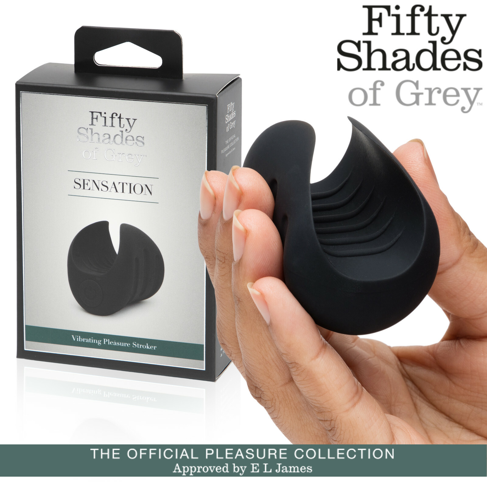 Fifty Shades of Grey Vibrating Pleasure Stroker - Sensation, Male Penis Massager