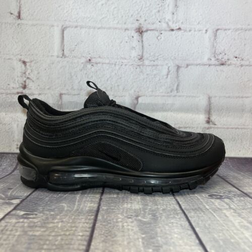 Nike Air Max 97 Triple Black Running Shoes AV4149-001 Size 5.5Y, Women’s Size 7 - Picture 2 of 12