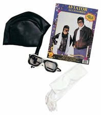 RUBIE'S AVIATOR KIT HALLOWEEN COSTUME ACCESSORY STANDARD 13009