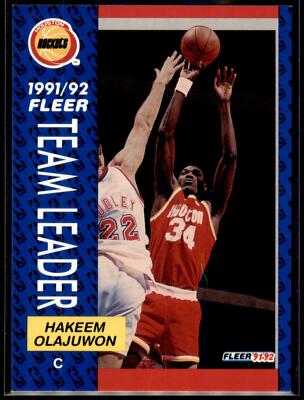 Hakeem Olajuwon #381 1991-92 Fleer