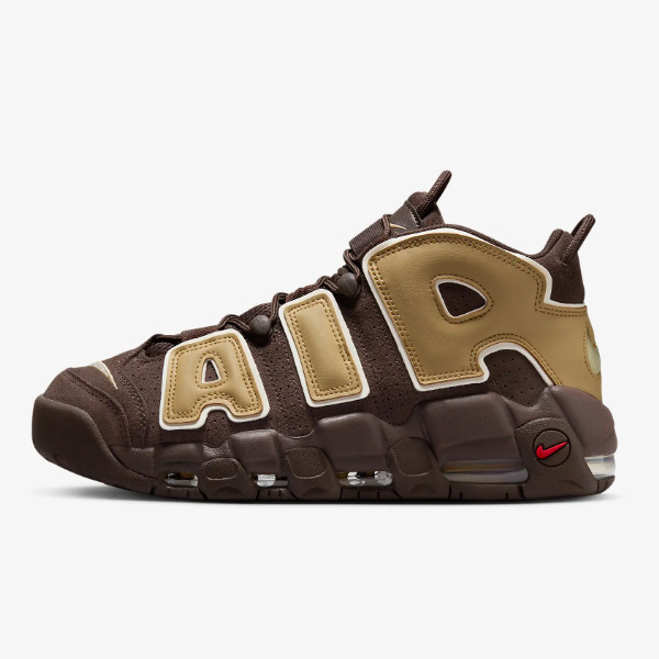 Кроссовки Nike Air More Uptempo 96 коричневого цвета в стиле барокко (FB8883-200) доставляются в ускоренном порядке