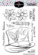 Colorado N Co Acrylic Stamps BIG AND BOLD FROSTY THE SNOWMAN'S HAT