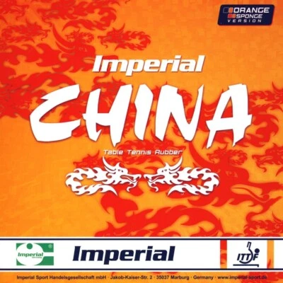 IMPERIAL China Orange Sponge | Tischtennis Belag | TT | ITTF