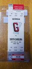 South Carolina Gamecocks vs Georgia Bulldogs (2-25-1995) Basketball Ticket Stub 