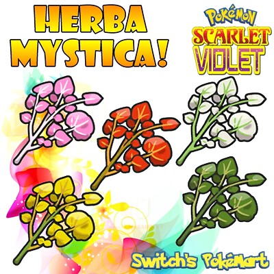 Herba Mystica Pokemon Scarlet Violet Herba Mystica Sweet Salty Sour Bitter Spicy