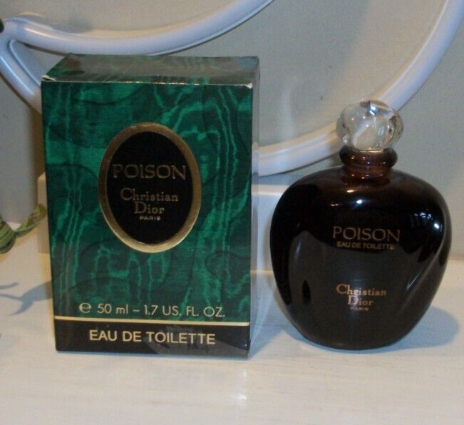 Vintage Poison Christian Dior Paris 1.7 Oz Eau De Toilette Perfume Splash New