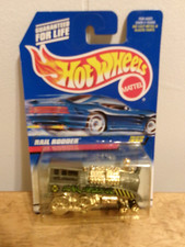 Hot Wheels Collector 1997 #850 RAIL RODDER Gray Gold Engine/Drivers Malaysia