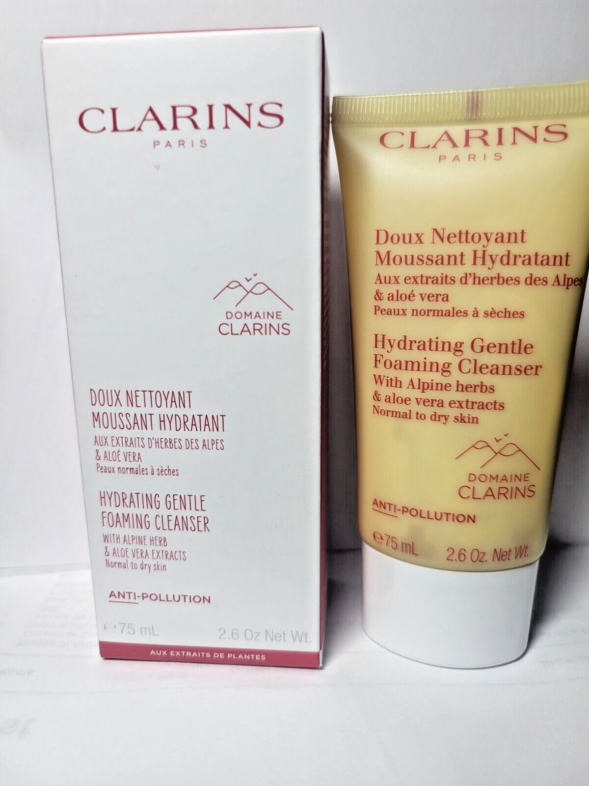 CLARINS Hydrating Gentle Foaming Cleanser 2.6oz NIB