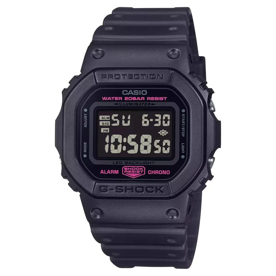 Casio G-Shock DW5600PK-1 Breast Cancer Awareness - Pink Ribbon