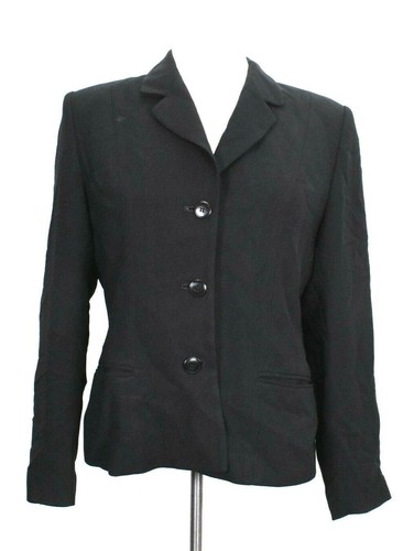 Collectibles Casual Corner Womens Notch Lapel Welt Pocket Three Button Blazer 8