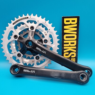 【90s☆ビンテージ】SHIMANO DEORE LX FC-M563 Shimano Fc-m563 Deore LX Crankset 175 8sp Era for sale