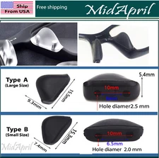  Oakley Replacement Nose Pads Nosepads Sunglasses Black  Plug-In Small Large