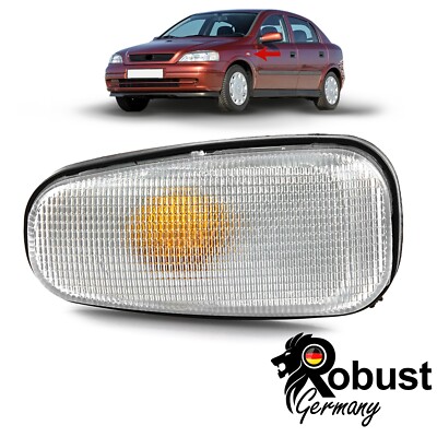 Blinker Kotflügel Weiß Links Rechts Für Opel Astra G (98-05) Zafira A (99-05)