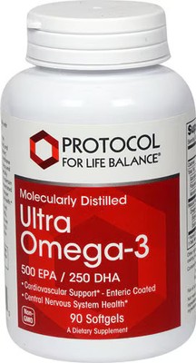 Worldwide 2 X Protocol For Life Balance Ultra Omega-3 -- 90 Softgels