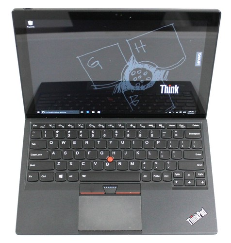 Lenovo Thinkpad X1 12-inch Tablet PC Intel Core M3-6Y30 128GB SSD 4GB Memory - Picture 2 of 10