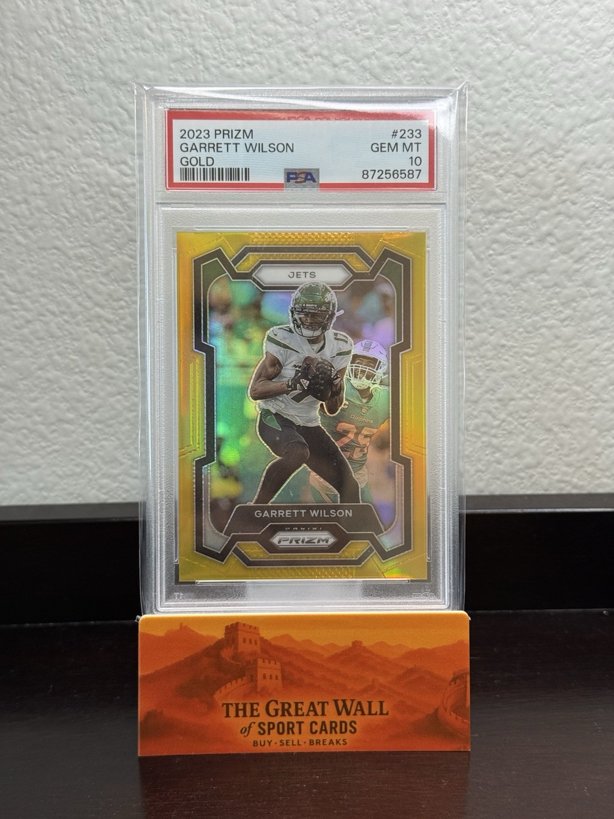 2023 Prizm Garrett Wilson Gold PSA 10 /10
