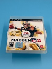 Madden NFL 11 Sony PlayStation 3 PS3 EA Sports Game with Case & Manual