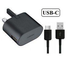 Genuine Nokia Charger UK Plug OR USB-C Cable For Nokia N1 C210 8.1 108 4G (2024)