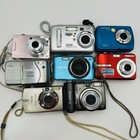 New ListingLot Of 8 Digital Cameras Canon Olympus Sony Samsung Untested Parts Repair Only