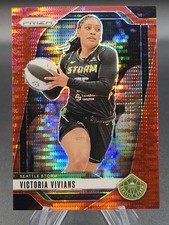 2024 Panini Prizm WNBA Victoria Vivians #69 Red Pulsar Prizm #/299 Seattle Storm