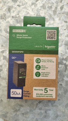 NEW Square D QO250PSPD Whole House Surge Protector | Type 1 SPD | 120/240V