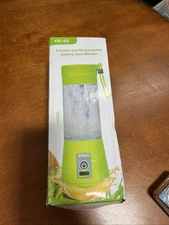 Portable And Rechargeable Battery Juice Blender NIB Black