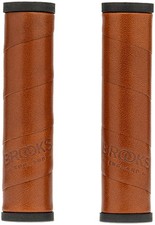 Brooks Willow Leather Bike Handlebar Grips - ...