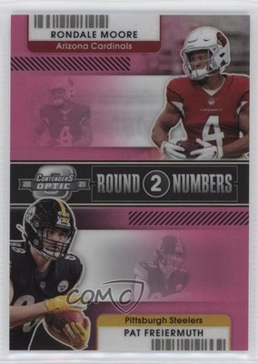 2021 Panini Contenders Optic Pink Prizm 18/75 Pat Freiermuth Rookie RC 0wp8