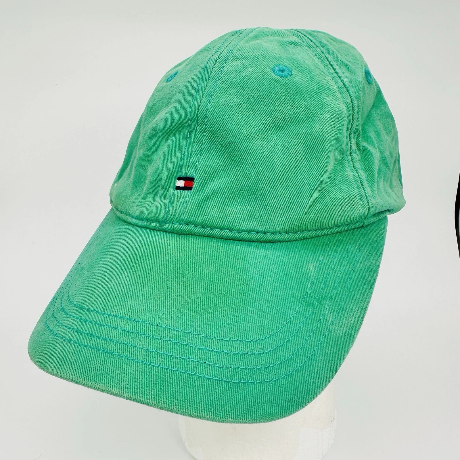 Tommy Hilfiger Green Adjustable Embroidered Mens Womens Sun Hat Baseball Cap
