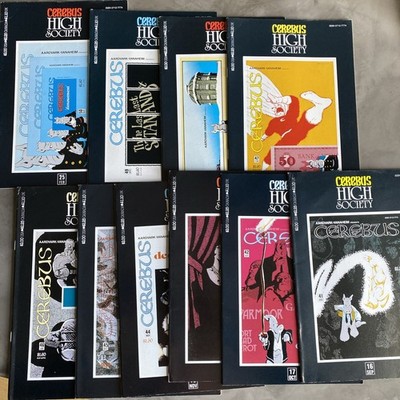 Cerebus High Society Lot Of 10 Aardvark-Vanaheim (1990) Issues #16-25