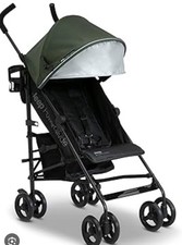Jeep by Delta Children PowerGlyde Plus Umbrella Stroller Green Black Cup Holder