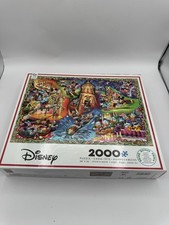 2000 Piece Jigsaw Puzzle Ceaco Disney MICKEY  FRIENDS AMUSEMENT PARK 38"x26"NIB
