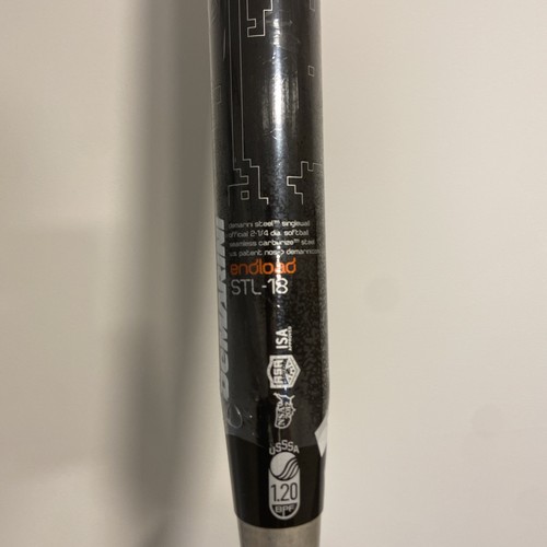 NEW 2018 DeMarini Steel End Loaded 26oz. WTDXSTL-18 ASA/USSSA Softball Bat - 第 2/5 張圖片
