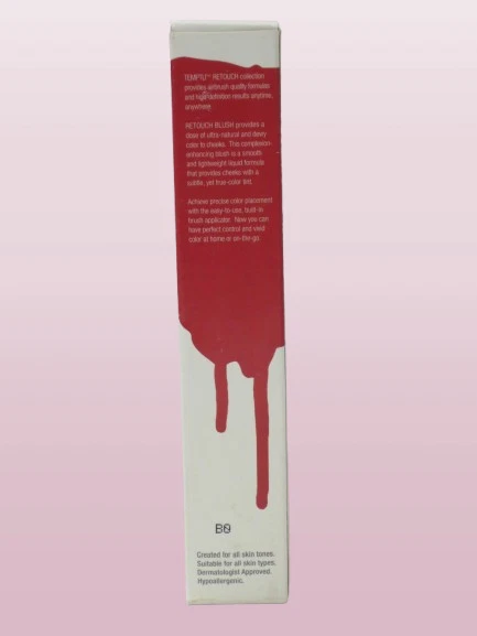 TEMPTU RETOQUE RUBOR ACABADO SUAVE #405 RUBÍ VINTAGE 0,63 OZ LOTE DE 3 EN CAJA Foto 4 de 4