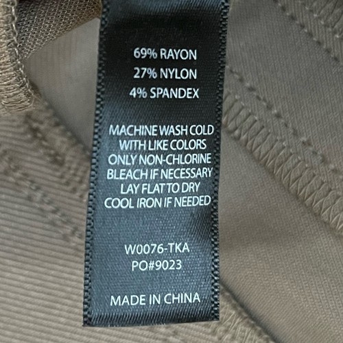 BETABRAND Straight Yoga Dress Pants Size XL S-Petite Khaki Beige NEW W0076-TKA - Picture 7 of 11