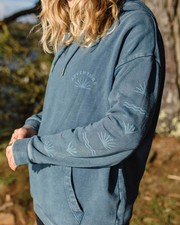 Passenger Womens Blue Long sleeved Hoodie