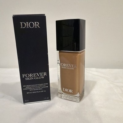 Dior  Forever Skin Glow 24H Wear Radiant Foundation 4W Warm Glow 1 fl oz BNIB 