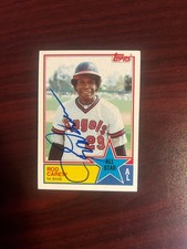 1983 Topps, Rod Carew All-Star autograph auto signed