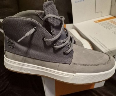 Timberland Maple Grove Mid Lace Sneaker Gray Nubuck Men's US 10 EU 44 M