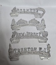 Cast Aluminum License Plate Car Topper Vintage Style Cast Aluminum License Plate Car Topper Vintage Style