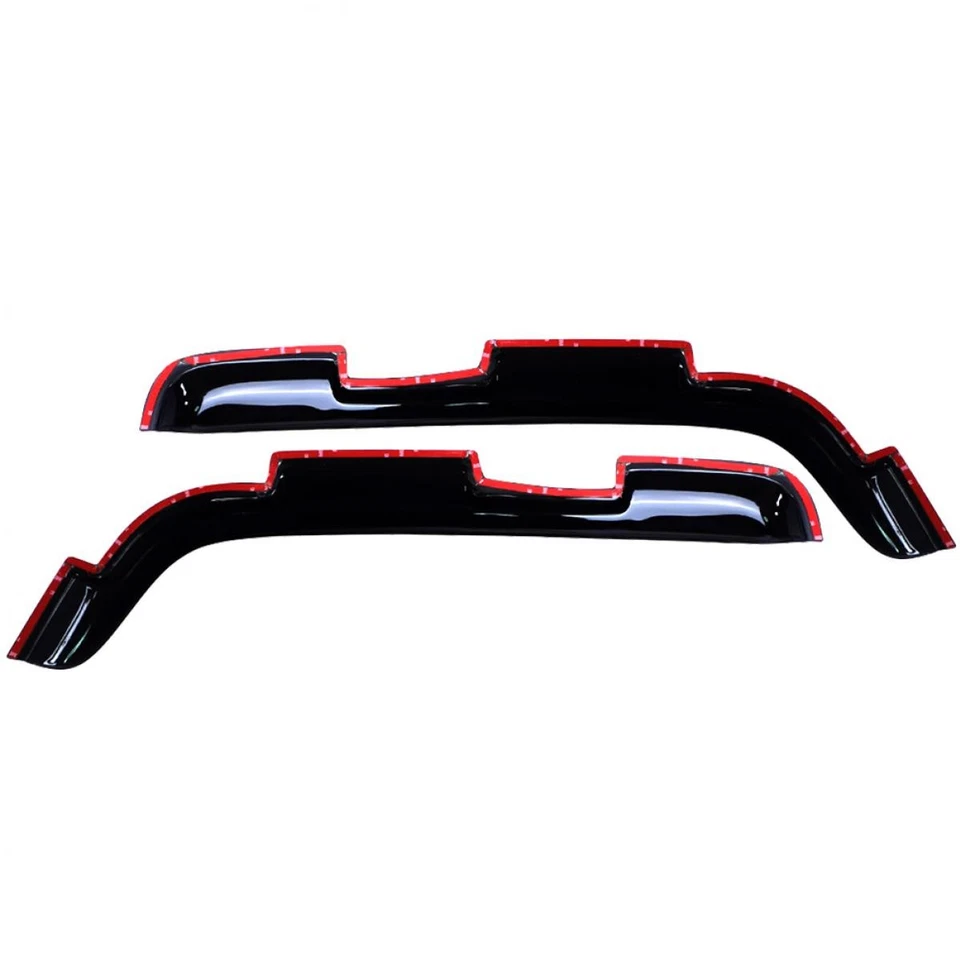 Visera de lluvia protector contra el viento negro para camión Isuzu ELF NPR150 NQR175 Foto 3 de 4