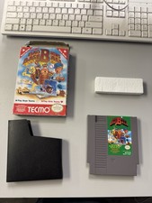 NES Tecmo Bad News Baseball Game & Box 