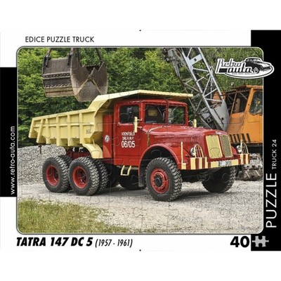 RETRO-AUTA Puzzle TRUCK No.24 Tatra 147 DC 5 (1957-1961) 40 Teile