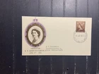 Tokelau Islands 1953 1cover to Switzerland QE II Coronation Light BPA Cachet ?