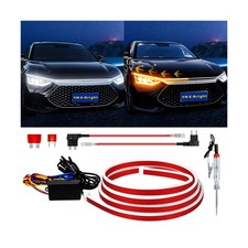 Sequential Turn Signal Light Strip Dynamic Scan Start Up Led Hood L... Fast Ship