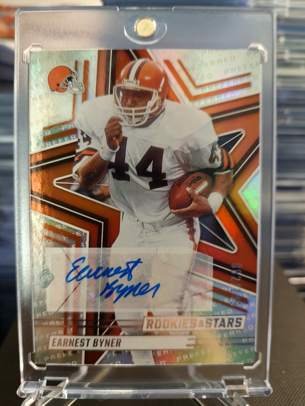 2025 Panini Rookies & Stars - Earnest Byner #60 Preferred Signatures /299 AUTO