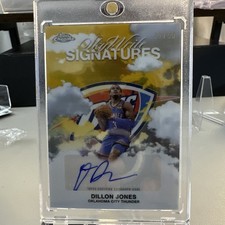 2025-26 Topps Chrome Dillon Jones Sky Write Signatures Auto Gold #/50