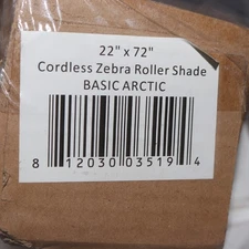 Chicology Basic Arctic Cordless Cut-to-Width Dual Layer Roller Shade 22" x 72"